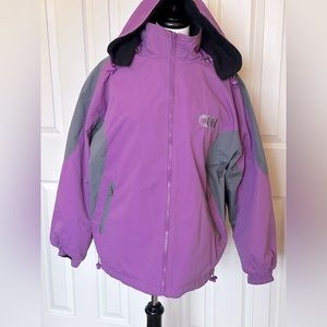 Chimeras Womans Reversible Waterproof and Fleece Coat Size M NWOT